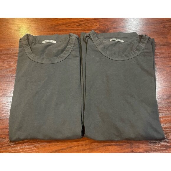 BUCK MASON LOT OF 2 GREY SHIRTS SZ LARGE - Picture 1 of 4